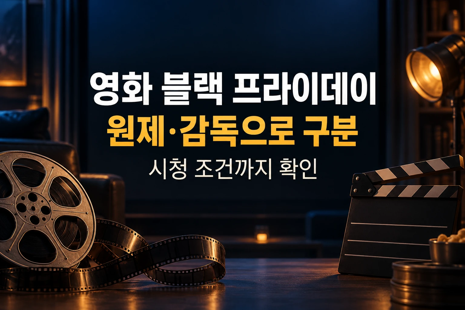 영화 블랙 프라이데이를 원제와 감독으로 구분하고 시청 조건을 확인하라는 한글 대표 이미지 (AI 설명용 썸네일)
