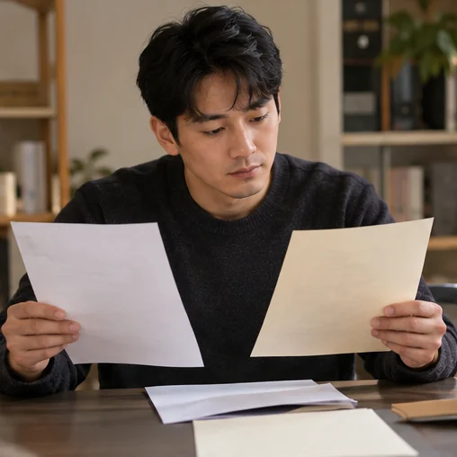 서로 다른 공지의 조건 비교 (AI 설명용 삽화)