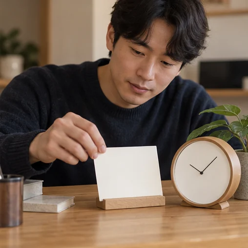 일정 알림을 준비하는 모습 (AI 설명용 삽화)
