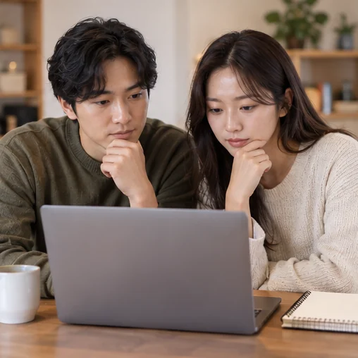 온라인 판매 조건을 함께 살펴보기 (AI 설명용 삽화)