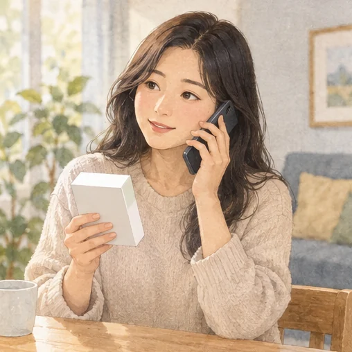 사용한 약에 관해 약사에게 문의하는 모습 (AI 설명용 삽화)
