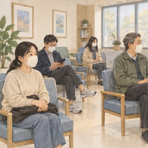 의원급 외래 감시는 해당 진료 현장의 자료를 바탕으로 합니다. (AI 설명용 삽화)