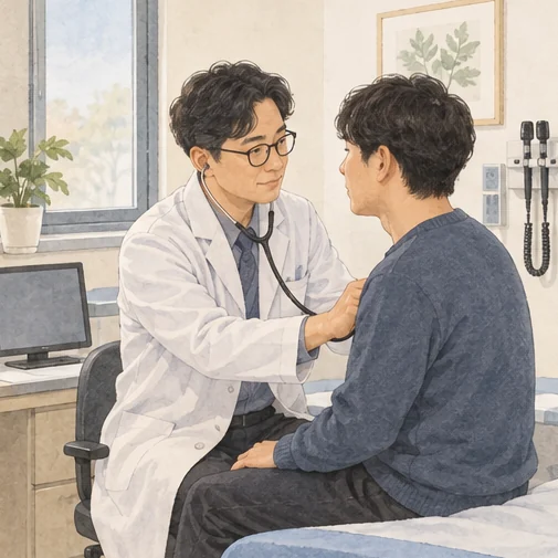 의사환자 분율은 확진자 수와 다른 지표입니다. (AI 설명용 삽화)