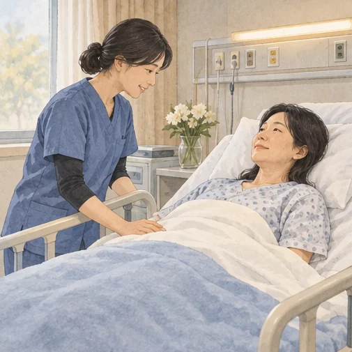 표본 의료기관의 입원환자 수는 별도 항목으로 살펴봅니다. (AI 설명용 삽화)