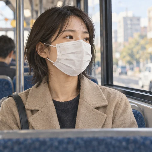 상황에 맞는 마스크 사용은 추가 예방 방법입니다. (AI 설명용 삽화)