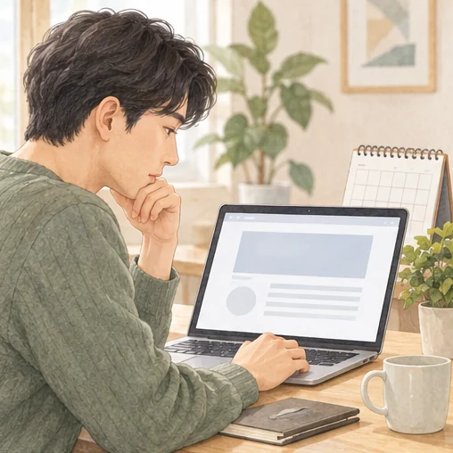 공식 발표와 자료 확인 시점을 살펴보는 모습 (AI 설명용 삽화)