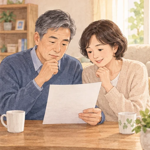 지역 사업의 거주 조건을 함께 확인하는 모습 (AI 설명용 삽화)