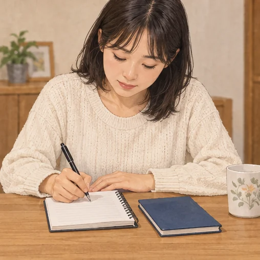 접종 시점과 이후 증상을 기록하면 상담에 도움이 됩니다. (AI 설명용 삽화)