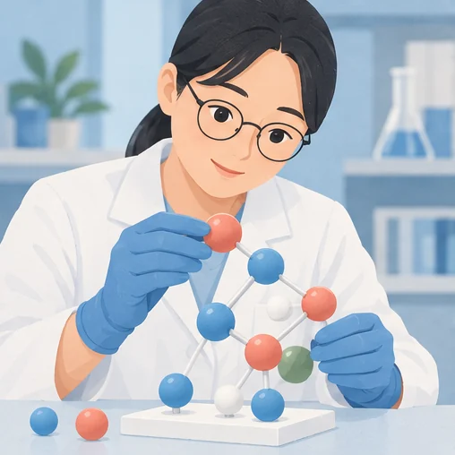 항원에 관한 연구를 단순화한 설명용 삽화입니다. (AI 설명용 삽화)