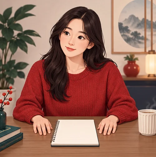 필요한 상품을 목록으로 정리하는 소비자 (AI 설명용 삽화)